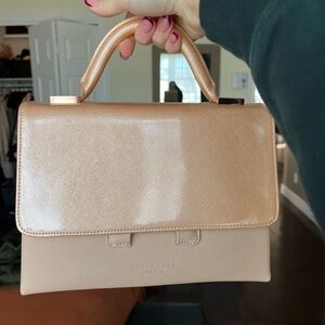 Pale peachy pink Ted Baked crossbody bag